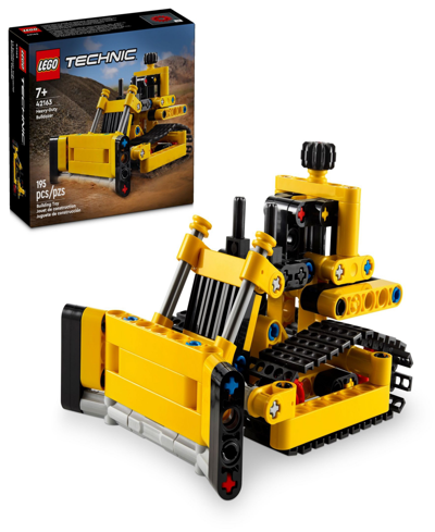 Shop Lego Technic 42163 Heavy-duty Toy Bulldozer Building Set In Multicolor