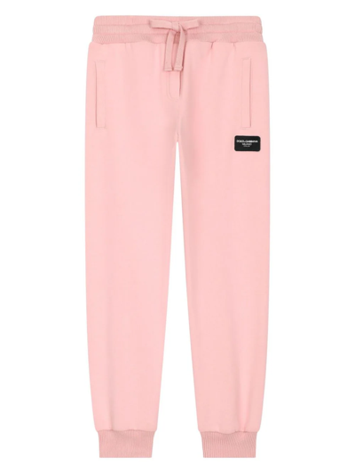 Shop Dolce & Gabbana Pantaloni Jogging In Pink