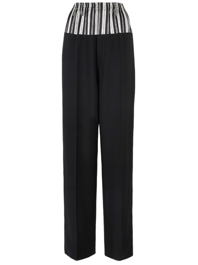 Shop Fendi Pantalone In Black