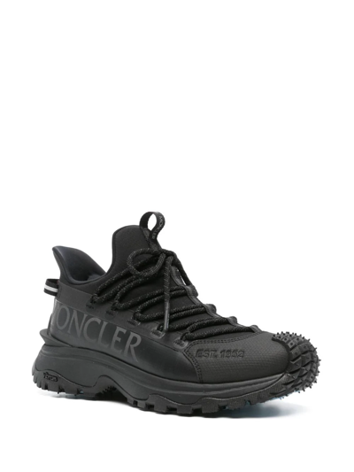 Shop Moncler Sneakers Trailgrip Lite 2 In Black