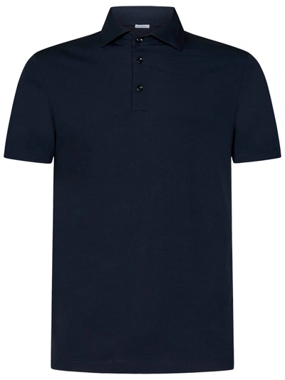 Shop Malo Polo Shirt In Blu