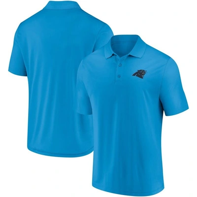 Shop Fanatics Branded Blue Carolina Panthers Component Polo