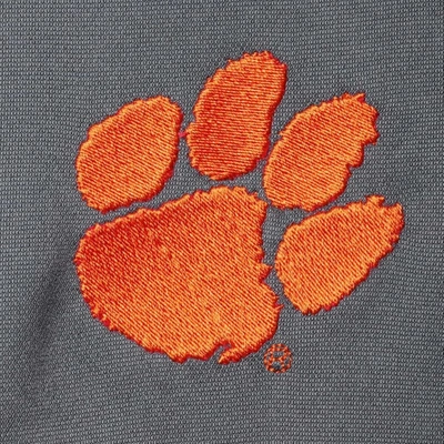 Shop Champion Orange Clemson Tigers Gameday Quarter-zip Jacket In Charcoal