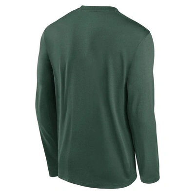 Shop Nike Green Green Bay Packers Legend Icon Long Sleeve T-shirt