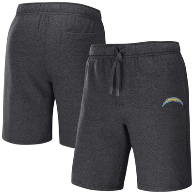 Shop Nfl X Darius Rucker Collection By Fanatics Heather Charcoal Los Angeles Chargers Logo Shorts