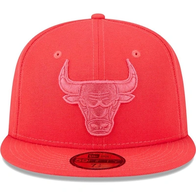 Shop New Era Red Chicago Bulls Spring Color Pack 59fifty Fitted Hat