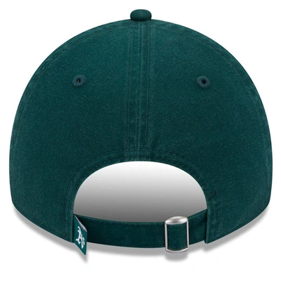 Shop New Era Green Oakland Athletics Leaves 9twenty Adjustable Hat