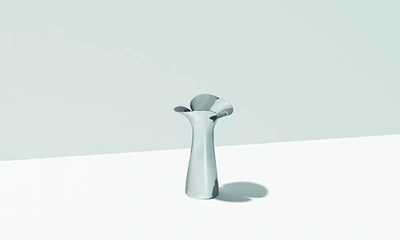 Georg Jensen Bloom Botanica Small Vase In Silver