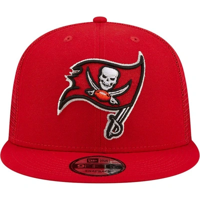 Shop New Era Red Tampa Bay Buccaneers Team Classic Trucker 9fifty Snapback Hat
