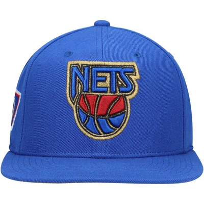 Shop Mitchell & Ness Blue New Jersey Nets 50th Anniversary Snapback Hat
