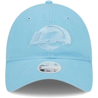 Shop New Era Light Blue Los Angeles Rams Color Pack Brights 9twenty Adjustable Hat