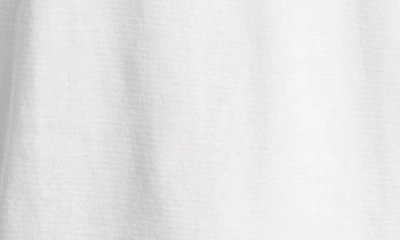 Frame Short Sleeve Light Cotton Tee White In White