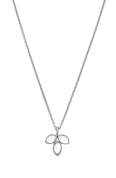 Shop Sethi Couture Lilah Diamond Pendant Necklace In White Gold