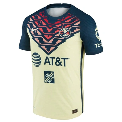 Shop Nike Federico Viñas Yellow Club America 2021/22 Home Vapor Match Authentic Player Jersey