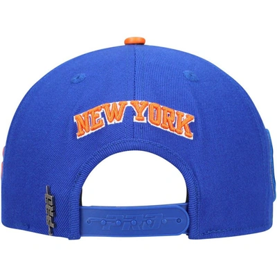 Shop Pro Standard Blue New York Knicks Roses Snapback Hat