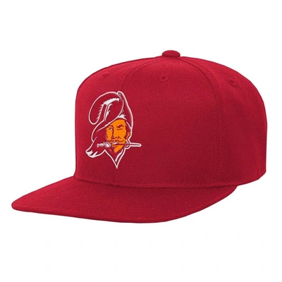 Shop Mitchell & Ness Youth  Red Tampa Bay Buccaneers Gridiron Classics Ground Snapback Hat