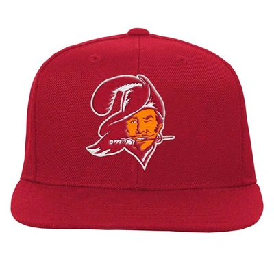 Shop Mitchell & Ness Youth  Red Tampa Bay Buccaneers Gridiron Classics Ground Snapback Hat