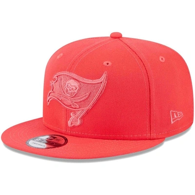 Shop New Era Red Tampa Bay Buccaneers Color Pack Brights 9fifty Snapback Hat