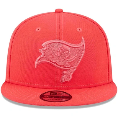 Shop New Era Red Tampa Bay Buccaneers Color Pack Brights 9fifty Snapback Hat