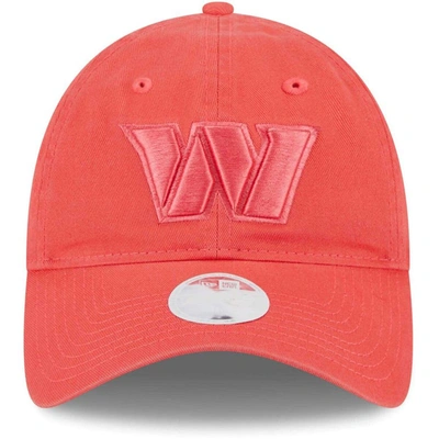 Shop New Era Red Washington Commanders Color Pack Brights 9twenty Adjustable Hat