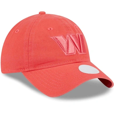 Shop New Era Red Washington Commanders Color Pack Brights 9twenty Adjustable Hat