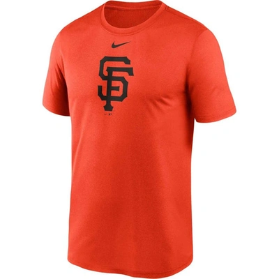 Shop Nike Orange San Francisco Giants Big & Tall Logo Legend Performance T-shirt