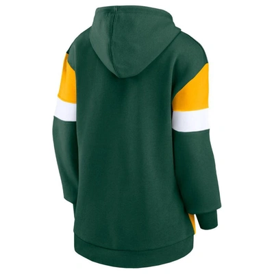 Shop Fanatics Branded Green/gold Green Bay Packers Lock It Down Pullover Hoodie