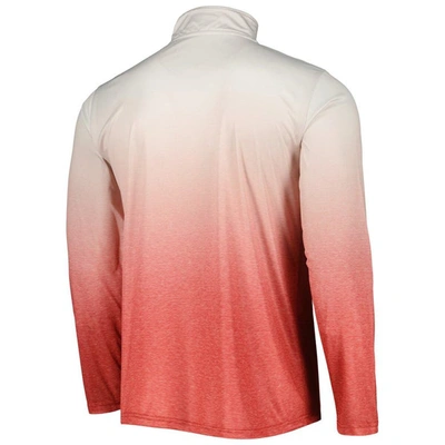 Shop Colosseum White/scarlet Ohio State Buckeyes Laws Of Physics Quarter-zip Windshirt