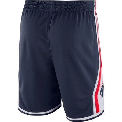 Shop Jordan Brand Navy Washington Wizards Statement Edition Swingman Shorts