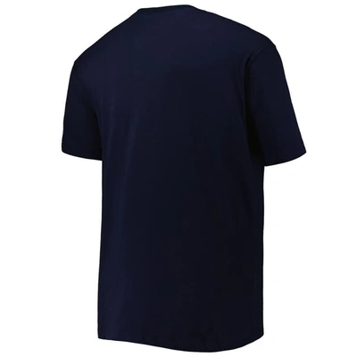 Shop Profile Navy Dallas Mavericks Big & Tall Heart & Soul T-shirt