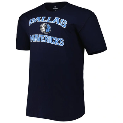 Shop Profile Navy Dallas Mavericks Big & Tall Heart & Soul T-shirt