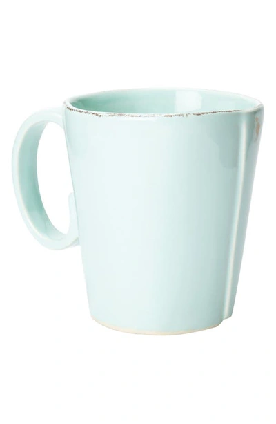 Shop Vietri Lastra Mug In Aqua