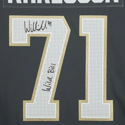 Shop Fanatics Authentic William Karlsson Vegas Golden Knights Autographed Black Adidas Authentic Jersey With "wild Bill" Ins