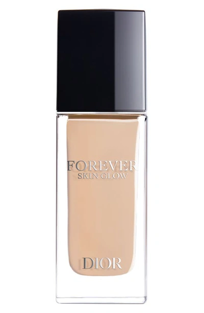 Shop Dior Forever Skin Glow Hydrating Foundation Spf 15 In 0 Warm