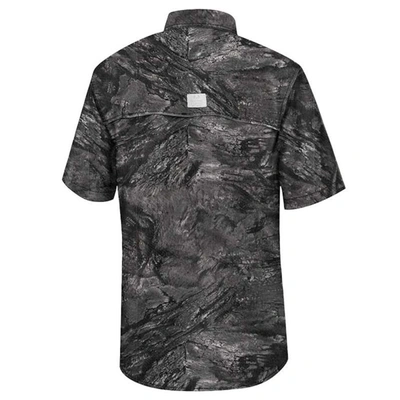 Shop Colosseum Charcoal Wake Forest Demon Deacons Realtree Aspect Charter Full-button Fishing Shirt