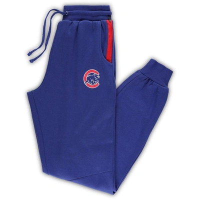 Shop Profile Royal Chicago Cubs Big & Tall Jogger Pants