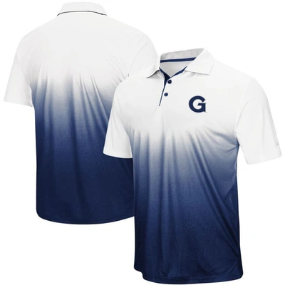 Shop Colosseum Navy Georgetown Hoyas Magic Team Logo Polo