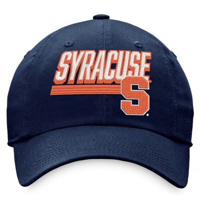 Shop Top Of The World Navy Syracuse Orange Slice Adjustable Hat