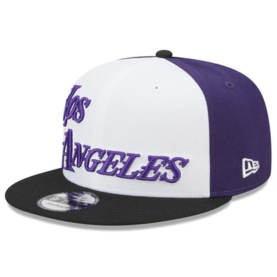 Shop New Era Black Los Angeles Lakers 2022/23 City Edition Official 9fifty Snapback Adjustable Hat