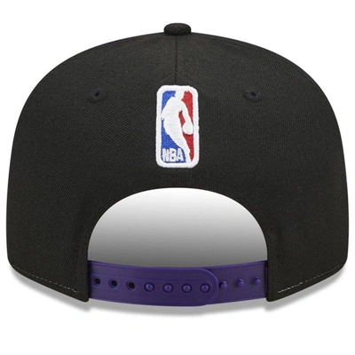 Shop New Era Black Los Angeles Lakers 2022/23 City Edition Official 9fifty Snapback Adjustable Hat