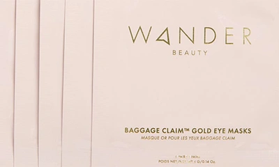 Shop Wander Beauty Baggage Claim Rose Gold Eye Masks