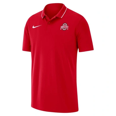 Shop Nike Scarlet Ohio State Buckeyes 2023 Coaches Performance Polo