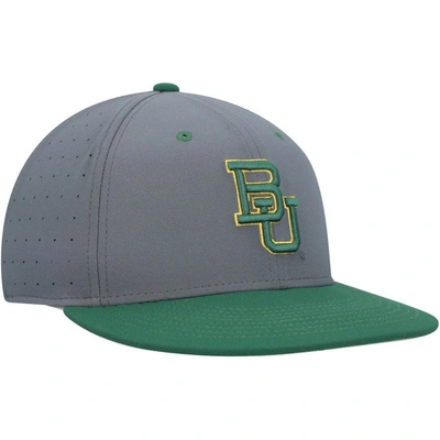 Shop Nike Gray Baylor Bears Aero True Baseball Performance Fitted Hat
