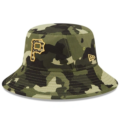 Shop New Era Camo Pittsburgh Pirates 2022 Armed Forces Day Bucket Hat