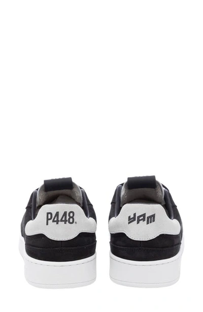 Shop P448 Yam Skate Sneaker In Black-bianco
