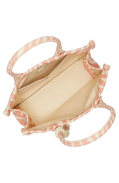 Vince Camuto Orla Canvas Tote In Starfish Heavy Textured Canvas