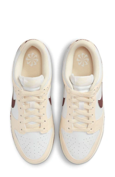 Shop Nike Dunk Low Next Nature Sneaker In Coconut Milk/ Mauve/ White