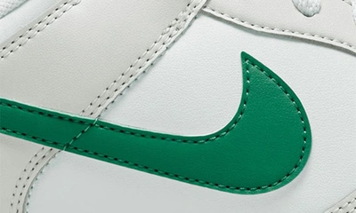 Shop Nike Dunk Low Retro Sneaker In White/ Malachite/ Platinum