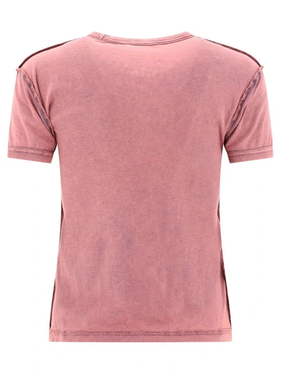 Shop Acne Studios T-shirt With Logo In Pink