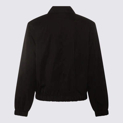 Shop Ami Alexandre Mattiussi Ami Paris Black Casual Jacket